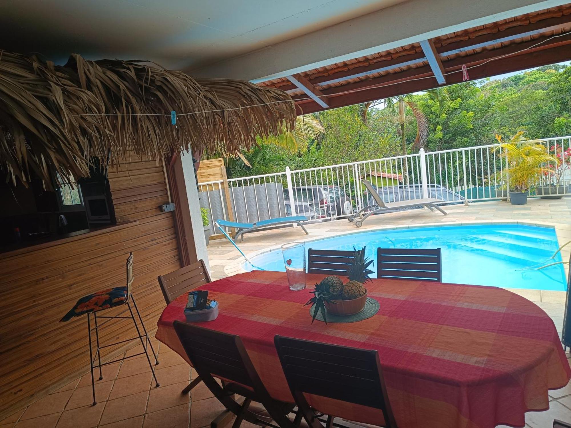 Douceur Des Hauteurs Bas De Villa, Piscine Privee Sainte-Luce Exterior foto